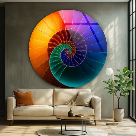 Modern Spiral Cam Tablo