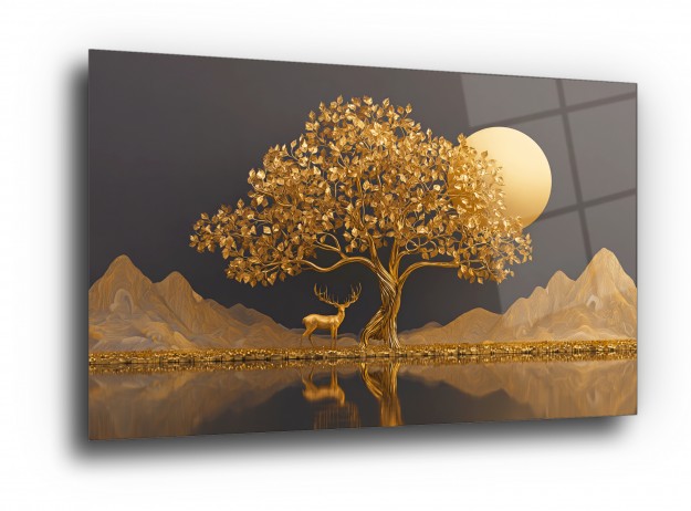 Altın Vadi Cam Tablo