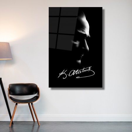 Lider Atatürk Cam Tablo