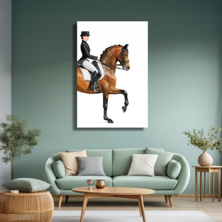 Asaletin Adımı Cam Tablo