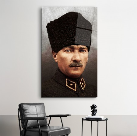Atatürk Portresi Cam Tablo
