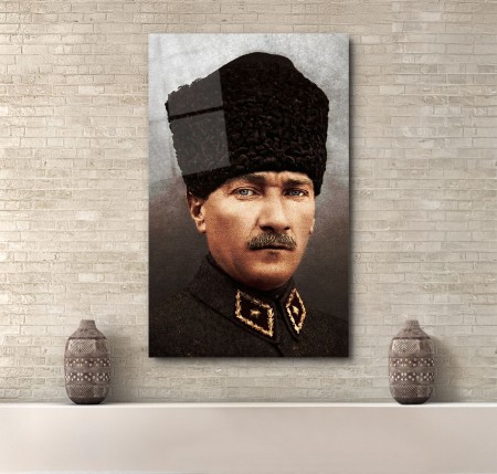 Atatürk Portresi Cam Tablo