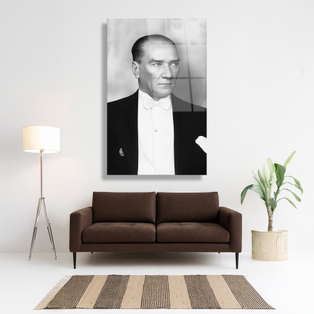 Atatürk Portresi Cam Tablo