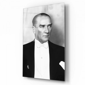 Atatürk Portresi Cam Tablo