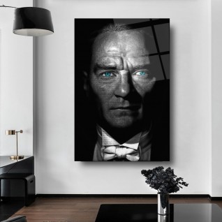 Atatürk Portresi Cam Tablo