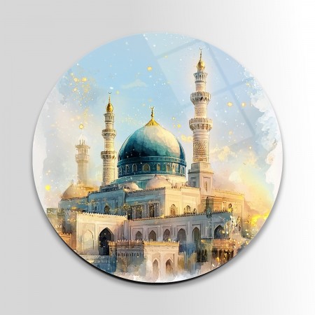 Beyaz Cami Cam Tablo