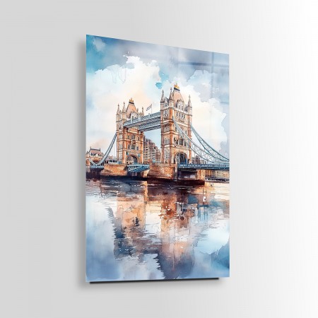 Boyalı Londra Cam Tablo