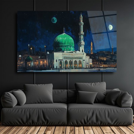 Gece Camisi Cam Tablo