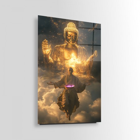 Göklerdeki Meditasyon Cam Tablo