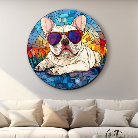 Havalı Pug Cam Tablo
