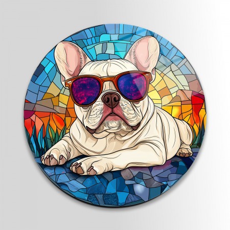 Havalı Pug Cam Tablo