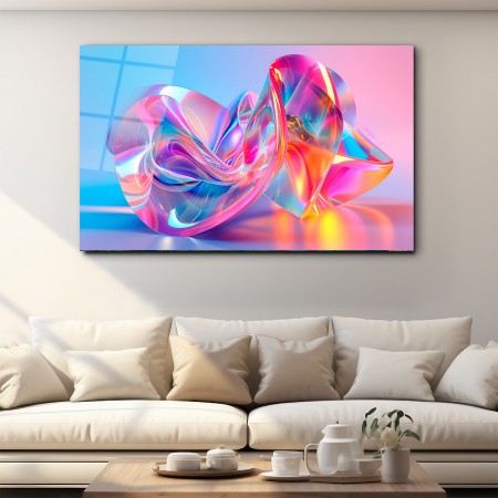 Hologram Şeffaflık Cam Tablo