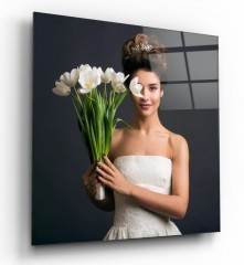 Kişiye Özel Baskı Kare Cam Tablo