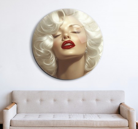 Marilyn Monroe Ruhu Cam Tablo