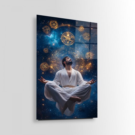 Meditasyon Ruhu Cam Tablo