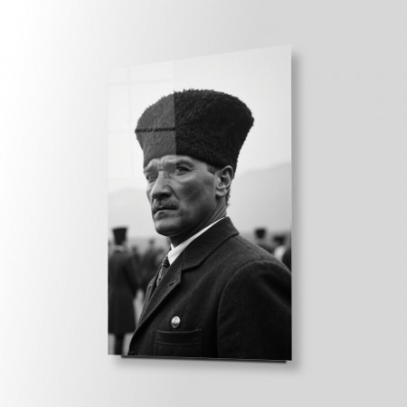 Mustafa Kemal Atatürk Cam Tablo