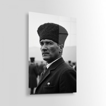 Mustafa Kemal Atatürk Cam Tablo