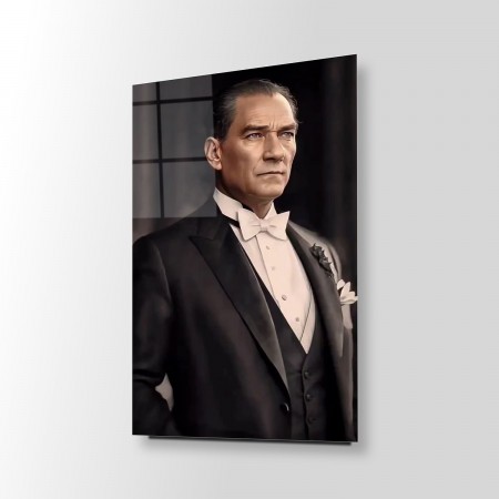 Mustafa Kemal Paşa Cam Tablo