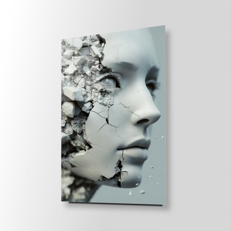 Parçalı Beton Yüz Cam Tablo