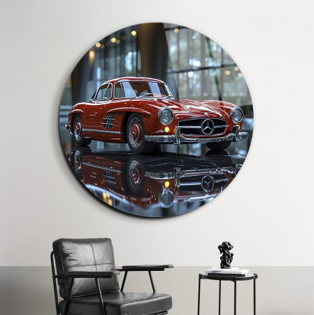 Parlak Mercedes Cam Tablo