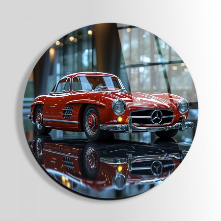 Parlak Mercedes Cam Tablo