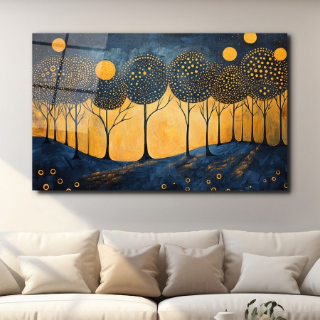 Sanat Doğası Cam Tablo