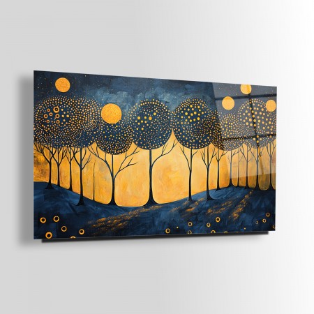 Sanat Doğası Cam Tablo