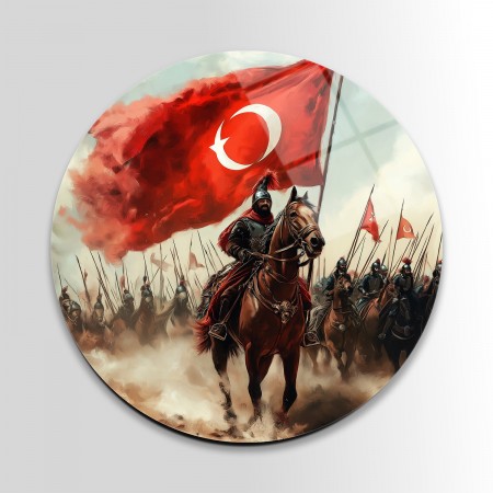 Türk Askeri Ordusu Cam Tablo