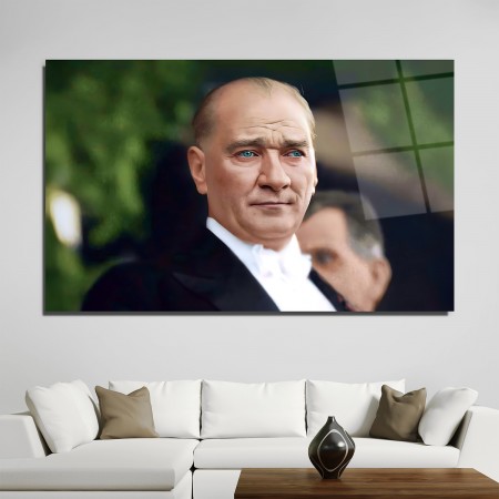 Ulu Önder Mustafa Kemal Atatürk Cam Tablo