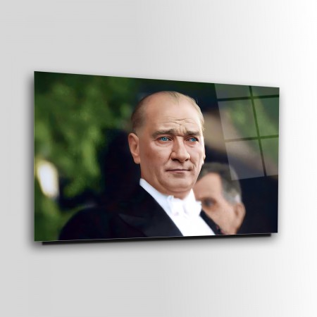 Ulu Önder Mustafa Kemal Atatürk Cam Tablo